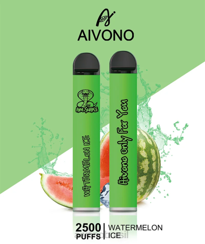 Aivono AIM SNAKE 2500 gelo de melancia 086J321 - Aivono Vape