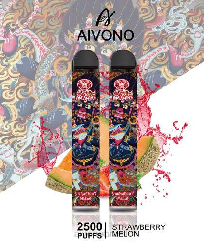 Aivono AIM SNAKE 2500 melão morango 086J320 - Vape Aivono Brasil