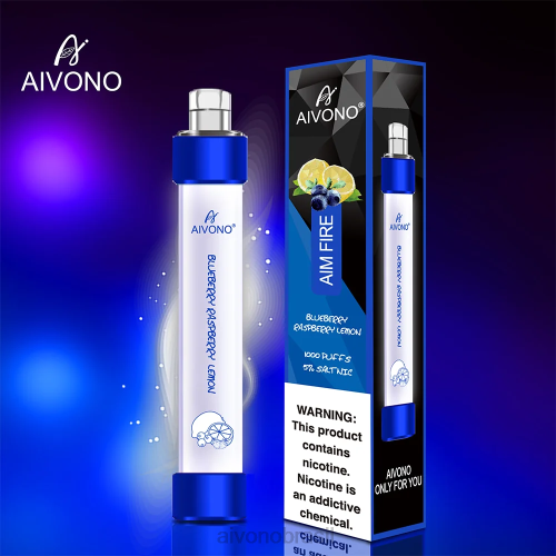 Aivono AIM FIRE 1000 mirtilo framboesa limão 086J327 - Aivono Vape Brasil