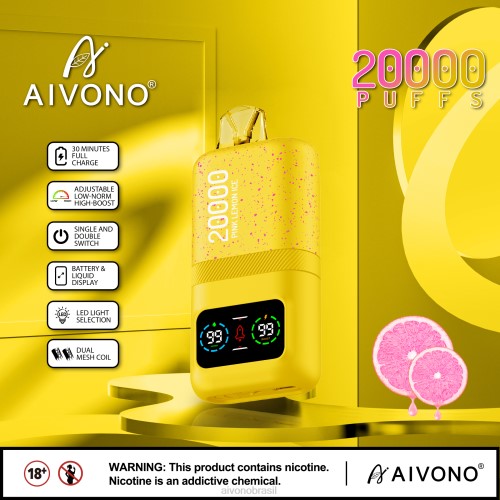 Aivono AIM magic 20.000 gelo de limão rosa 086J83 - Aivono Vape Brasil