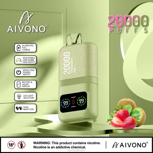 Aivono AIM magic 20.000 kiwi morango 086J81 - Aivono Vape