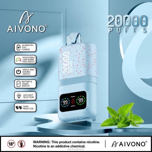 Aivono AIM magic 20.000 menta fresca 086J84 - Vape Aivono Brasil
