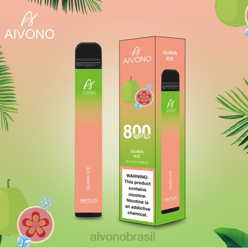 Aivono AIM PLUS 800 gelo de goiaba 086J180 - Vape Aivono Brasil