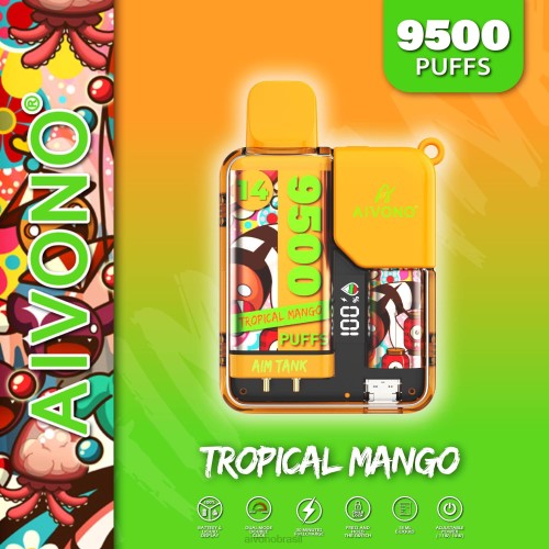 Aivono AIM TANK 9500 manga tropical 086J39 - Aivono Vape Brasil